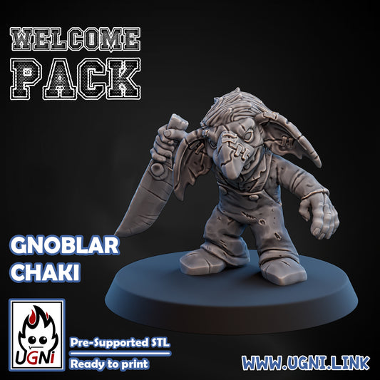 3d Printed Miniature - gnoblar/goblin 28mm scale