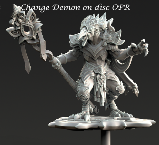 3d printed miniature Change Demon (OPR)