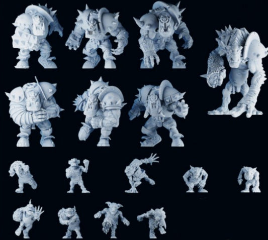 Black Orcs (16 models) By Brutefun BB106