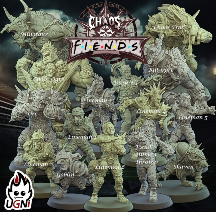 Underworld Team by UGNI Chaos Fiends (15 figures)