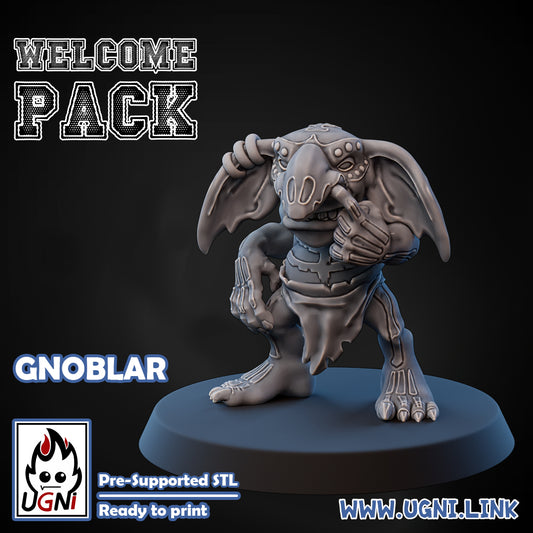 3d Printed Miniature - gnoblar/goblin bloodbowl 28mm scale